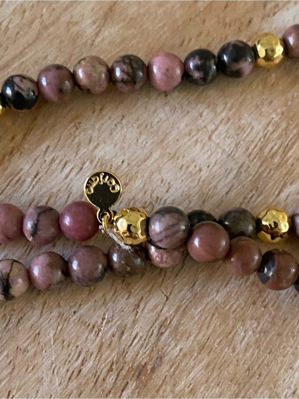 Gorjana Dakota Wrap Necklace, 18 Karat Gold Plated Brass Beads - Picture 7 of 8